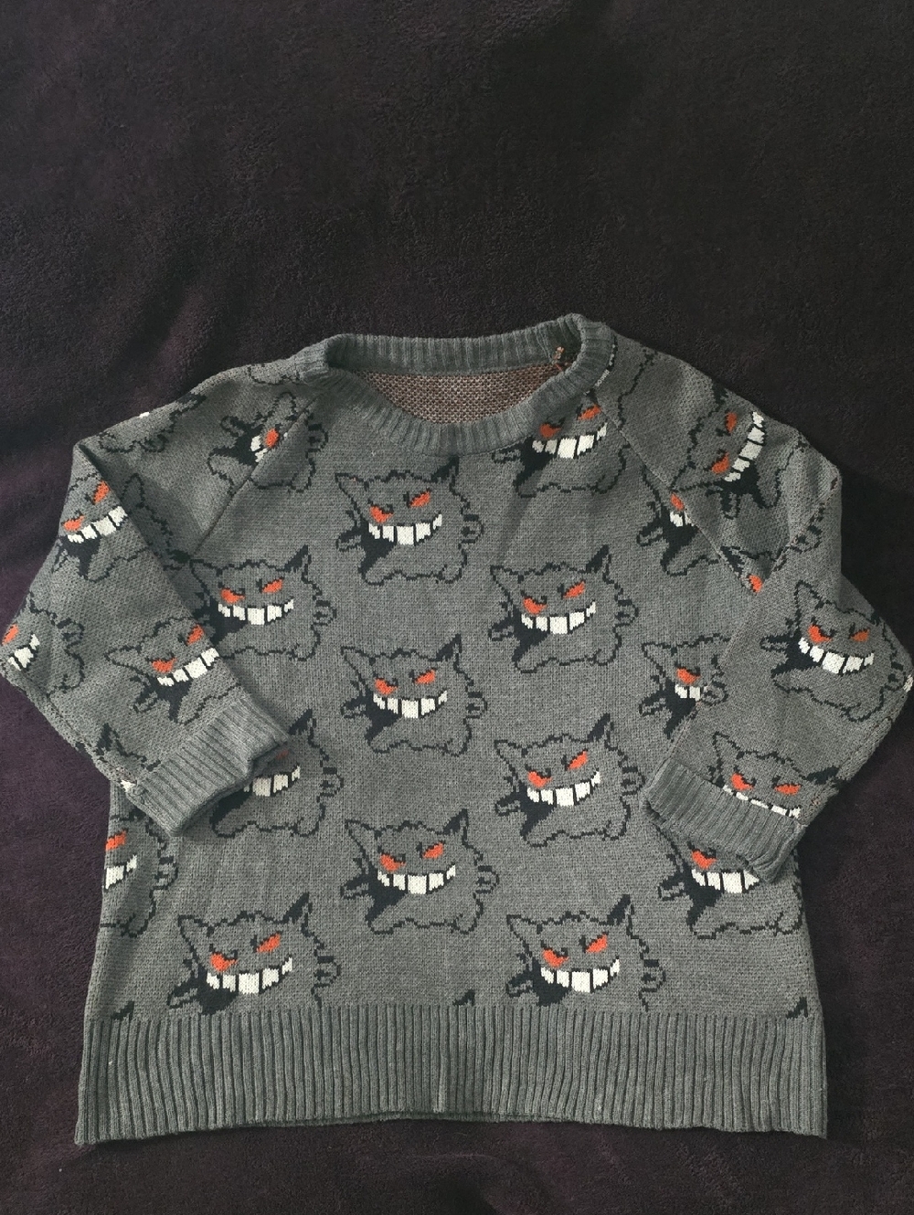 Pokemon Gengar Knit Sweater